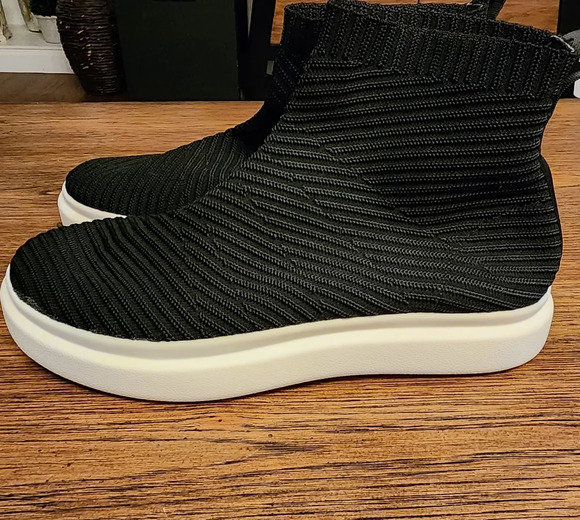 Asos Black  Pull-On Sock Sneakers  Women's Size 7 - Picture 14 of 16